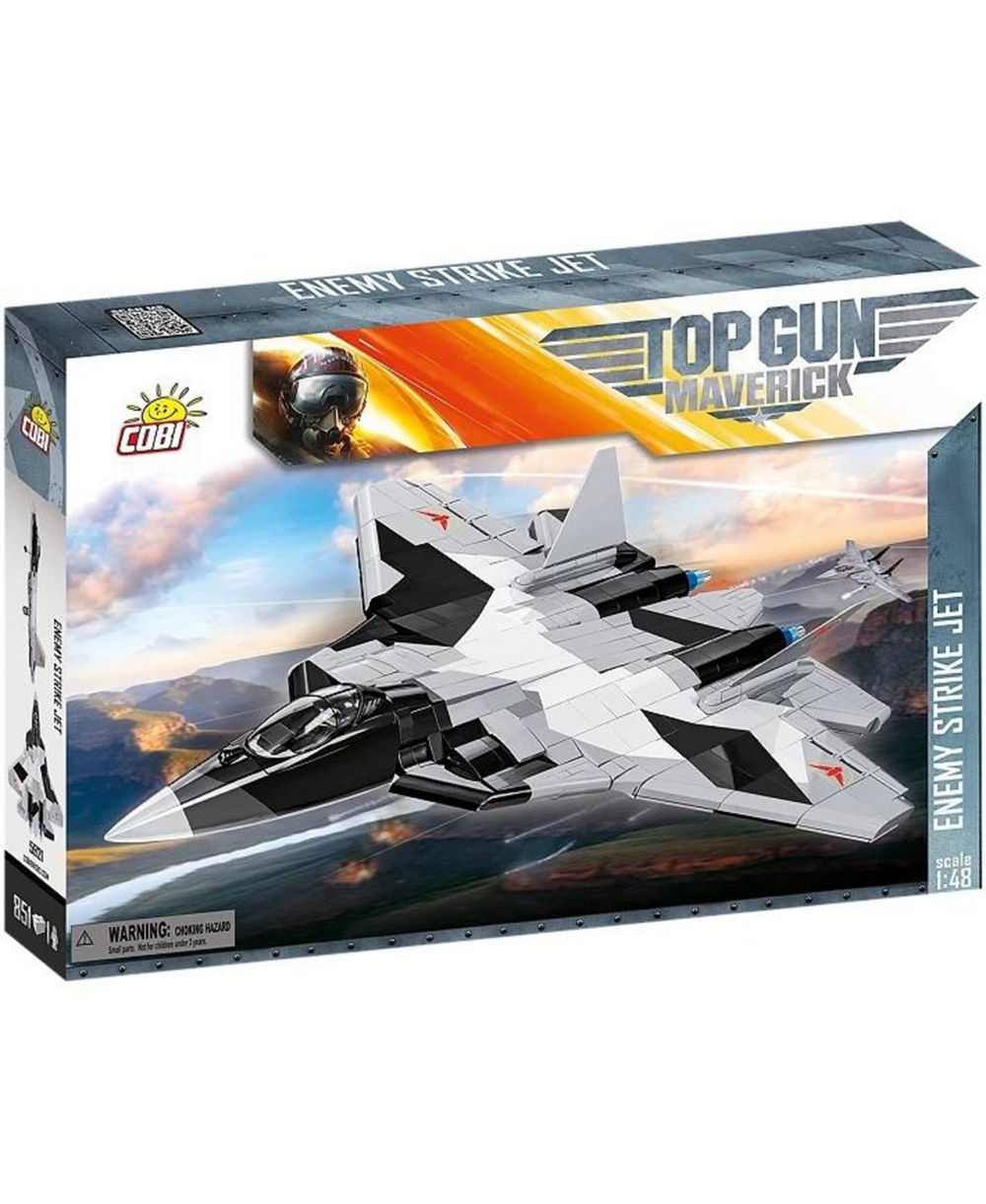 Сборная модель COBI Top Gun: Maverick Enemy Strike Jet, 851 деталь, возраст 9+
