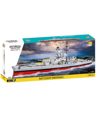 COBI Historical Collection World War II Battleship Gneisenau 4835 2,417-Piece Building Set, Ages 11+
