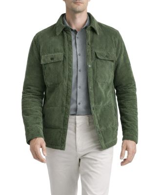 Level 7 Men's Insulated Puff Corduroy Shirt Jacket