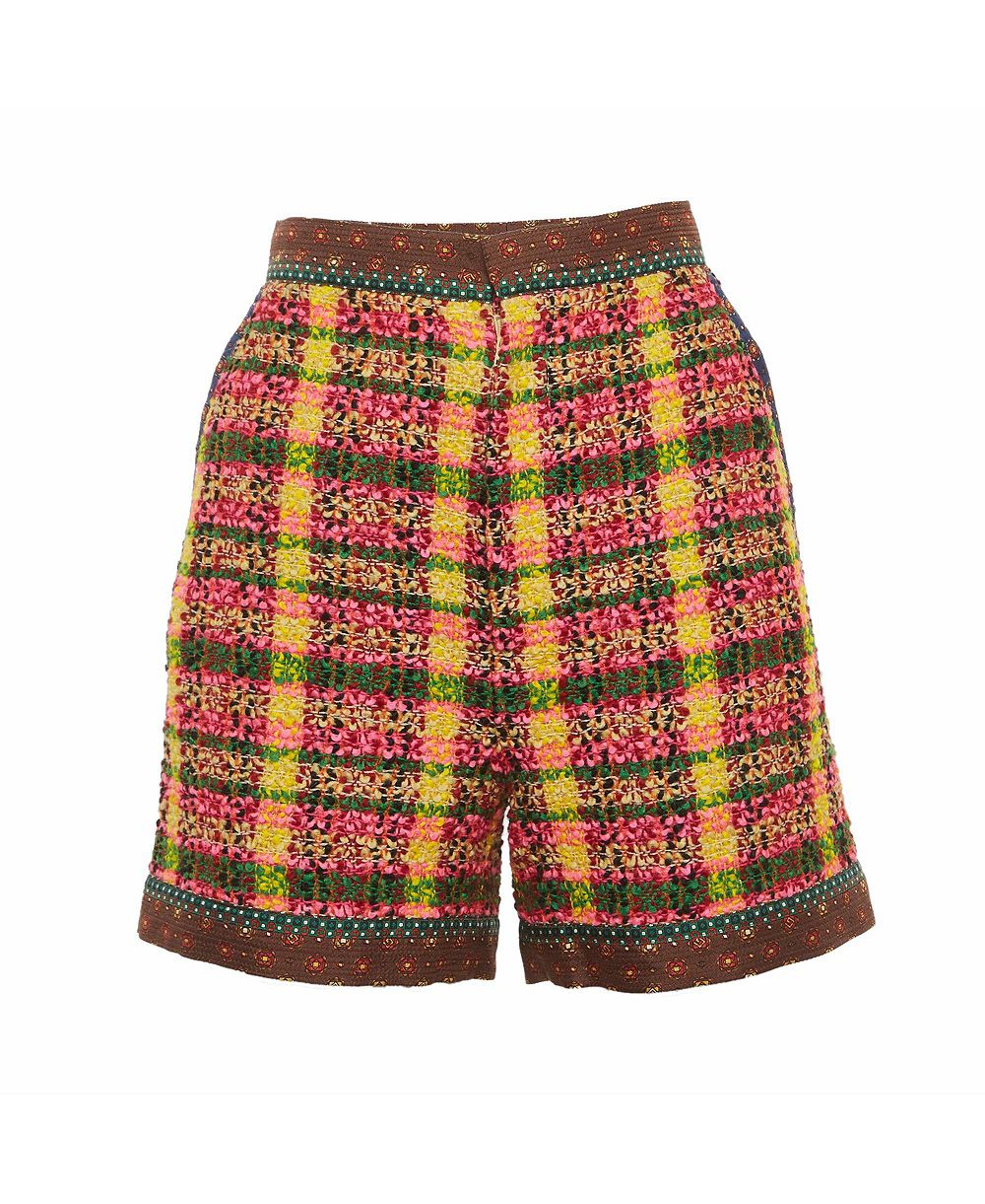 Pre-Owned Gucci Women's High-Waisted Tweed Shorts, 7" Inseam