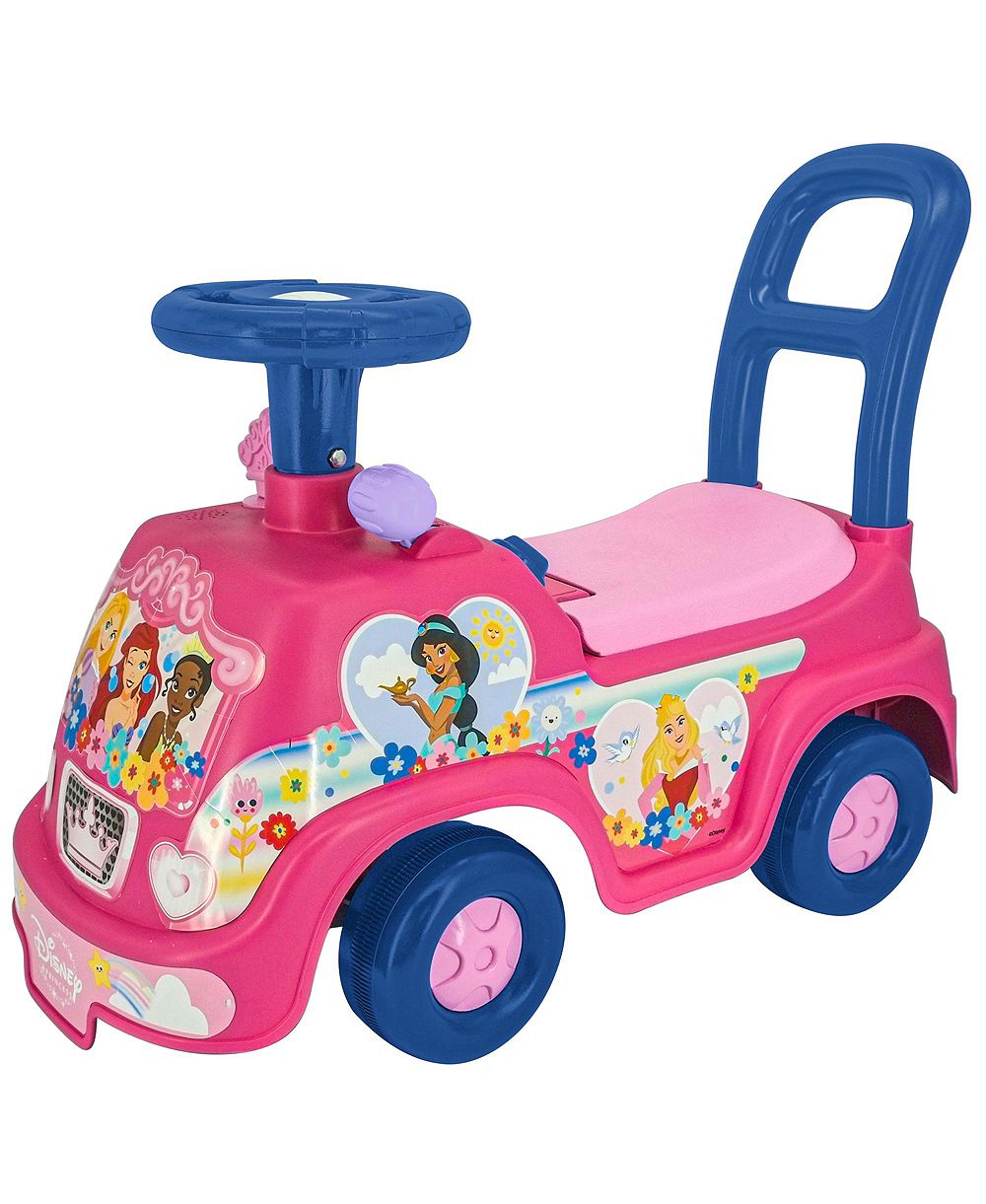 Электрическая игрушка Kiddieland Lights N' Sounds Adventure Ride-On, Дисней Принцесса, интерактивный свет и звук, возраст 1-3
