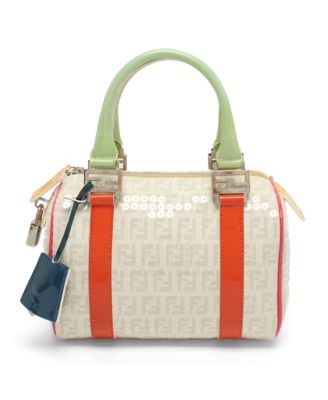 Pre-Owned Fendi женская сумка из лакированной ткани