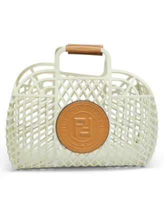 Б/у маленькая сумка Fendi с логотипом FF из ПВХ