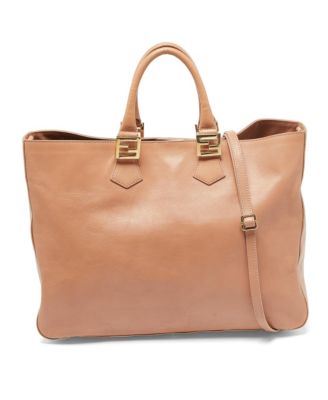 Pre-Owned Fendi женская кожаная сумка-тоут
