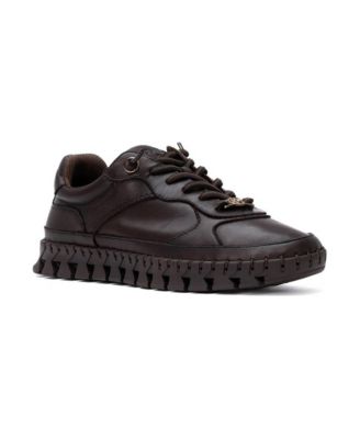 XTI Women's Leather Lace-Up Carmela Collection Sneakers