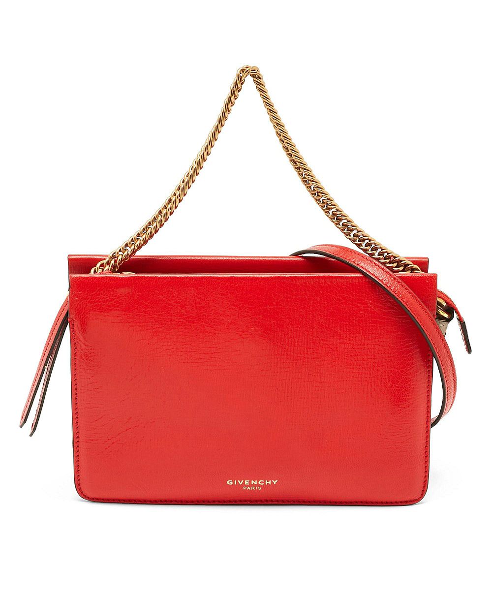 Pre-Owned Givenchy женская сумка через плечо из красной кожи и замши Cross 3