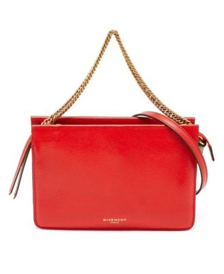 Pre-Owned Givenchy женская сумка через плечо из красной кожи и замши Cross 3