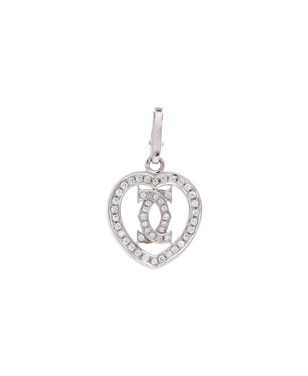 Подвеска-шарм Cartier 2C Heart, б/у