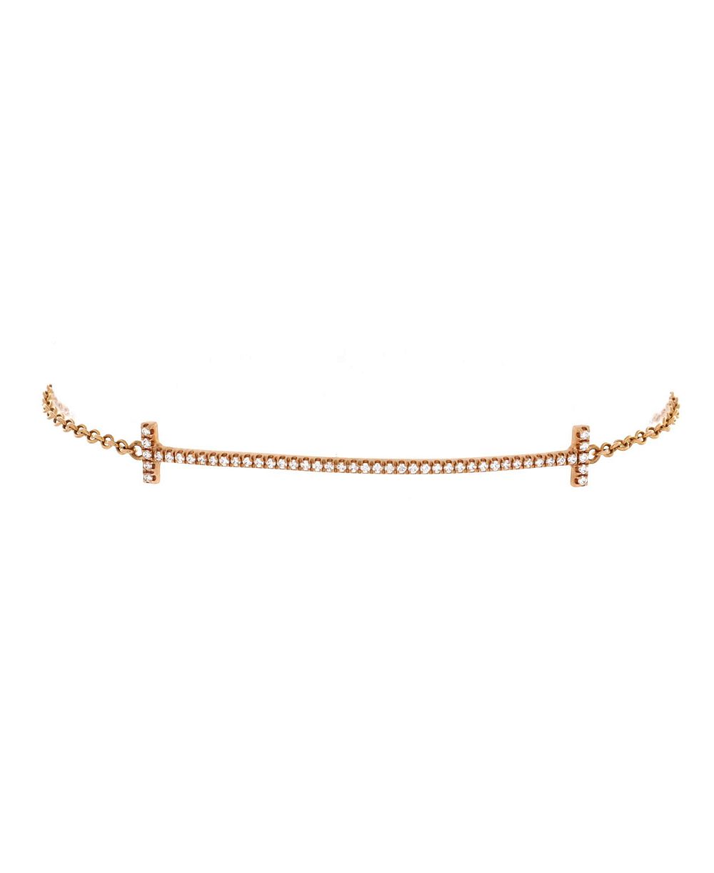 Pre-Owned Tiffany & Co браслет с цепочкой T Smile