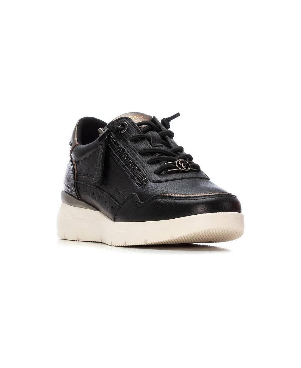 XTI Women's Leather Casual Slip On Carmela Collection Sneakers