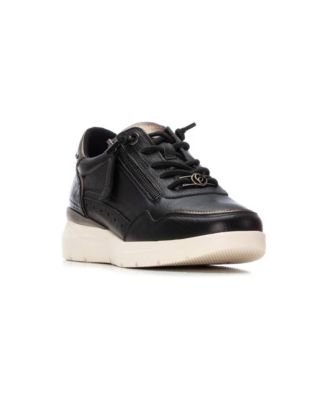 XTI Women's Leather Casual Slip On Carmela Collection Sneakers