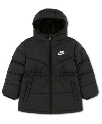 Nike Girls 4-6x Cinched Waist Puffer Jacket