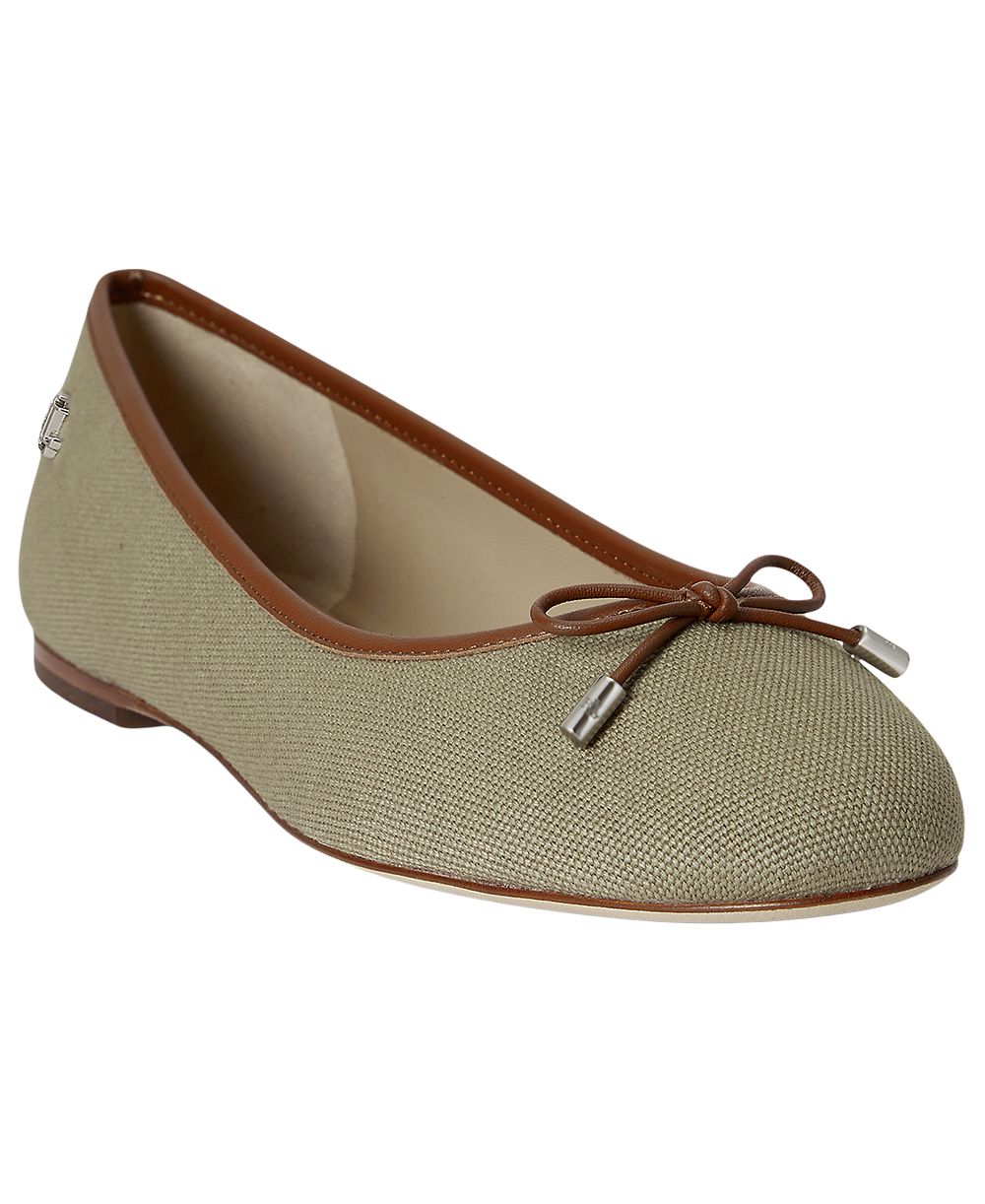 Женские плоские туфли Lauren Ralph Lauren Jayna из кожи наппа