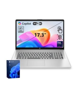 HP 17.3" сенсорный бизнес-ноутбук Copliot AI, Intel Core Ultra 7 255U, Intel Graphics, 16GB DDR5, 512GB SSD, Wi-Fi 6, Win11 Pro, серебристый