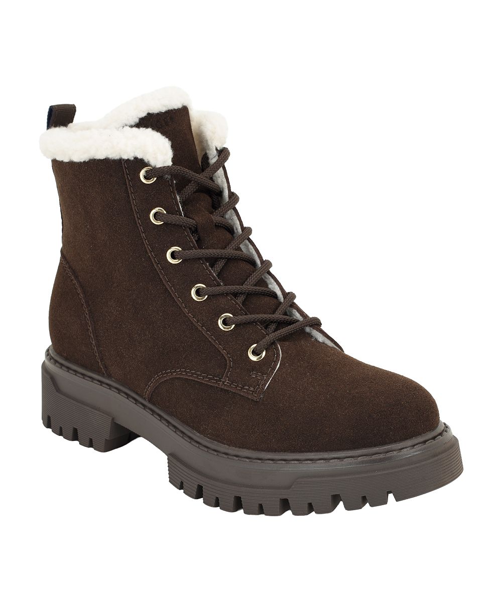 Tommy Hilfiger Women's Kameny Cozy Lace-Up Booties