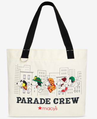 Сумка-тоут Peanuts | Macy's 100th Thanksgiving Day Parade Snoopy Balloons Canvas Tote Bag, эксклюзив Macy's