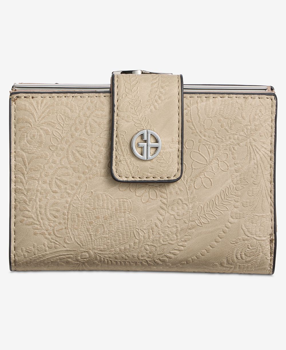 Giani Bernini Paisley Framed Wallet, Macy's Exclusive