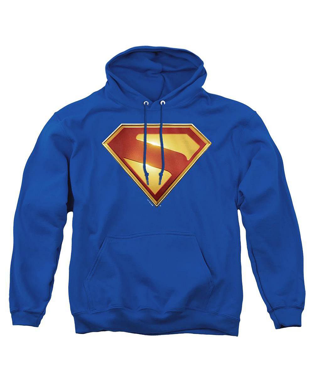 Superman мужская толстовка с капюшоном и классическим кроем, с графическим принтом