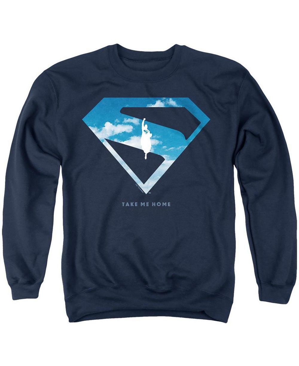 Superman мужская классическая толстовка с принтом Cloud Shield
