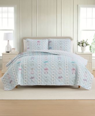 Lenox Spice Village Reversible 3-Piece Quilt Set, King/California King