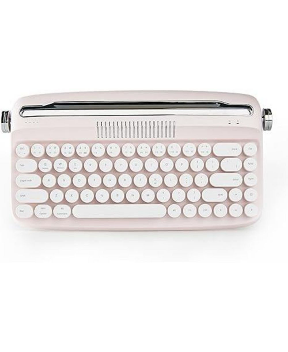 IPASON Wireless Retro Keyboard for Windows, Mac, Android, iOS