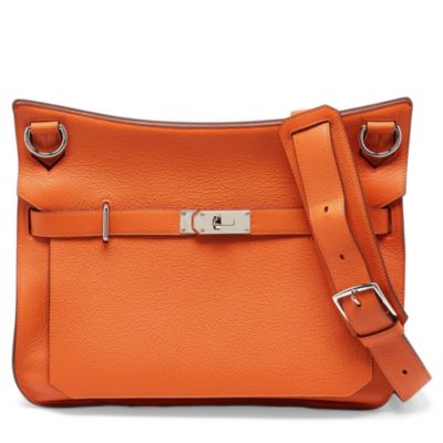 Pre-Owned HERMES Togo Leather Palladium Finish