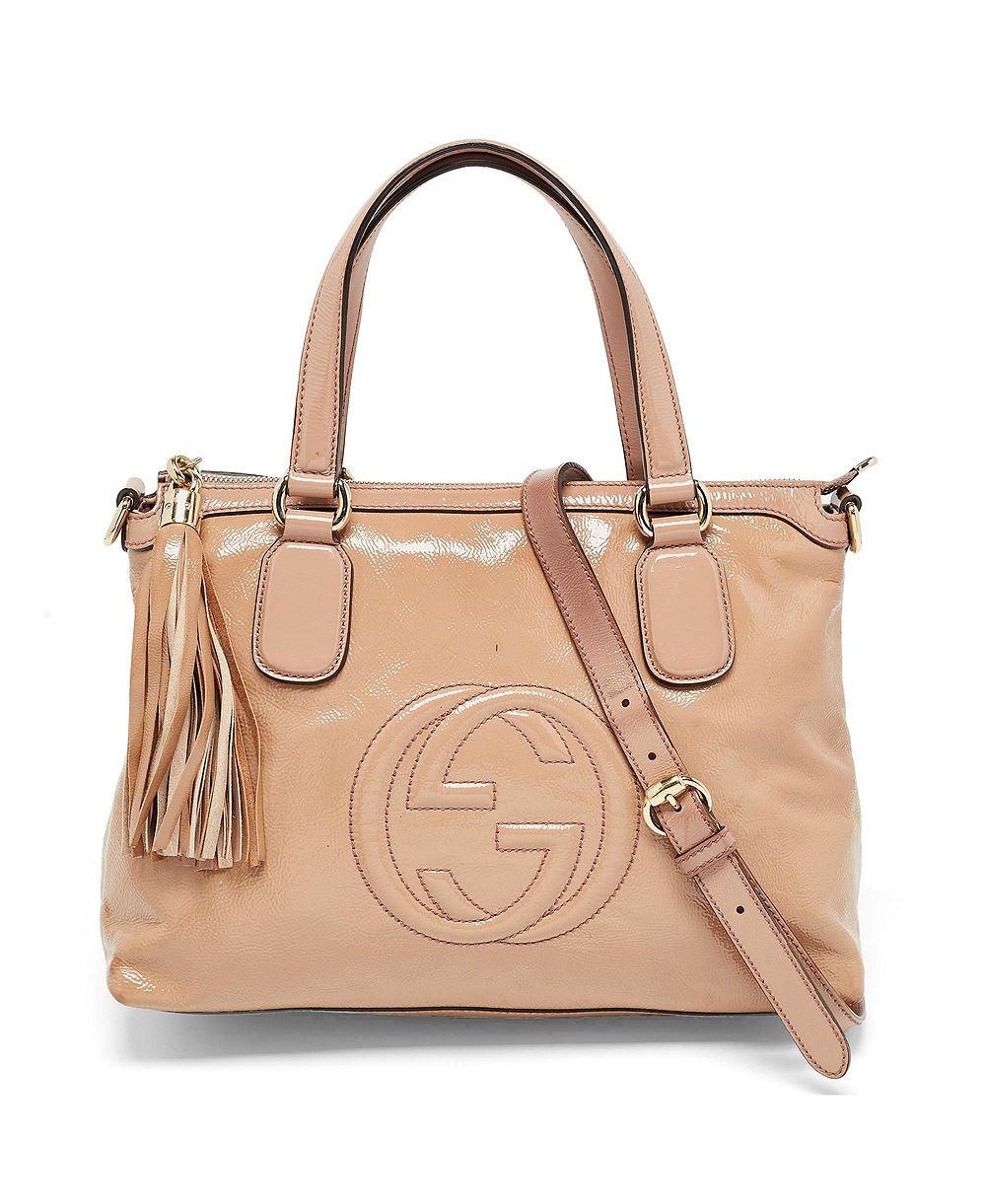 Pre-Owned Gucci Bamboo Shopper Leather Tote