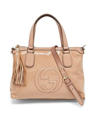 Pre-Owned Gucci Bamboo Shopper Leather Tote