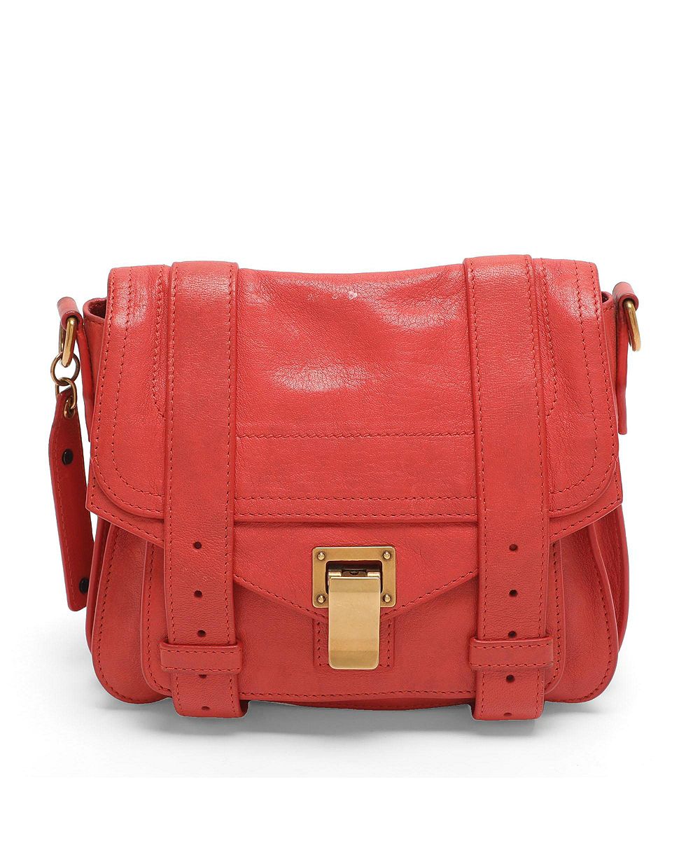 кожаная сумка proenza schouler ps1 через плечо (б/у)