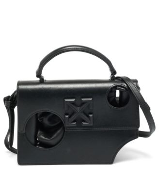 Pre-Owned Off-White Women's Jitney 1.4 Leather Top Handle Satchel