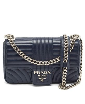 Б/у женская кожаная сумка через плечо Prada