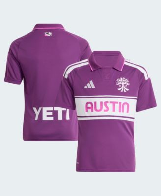 adidas Big Boys and Girls Purple Austin FC 2026 Archive Replica Jersey