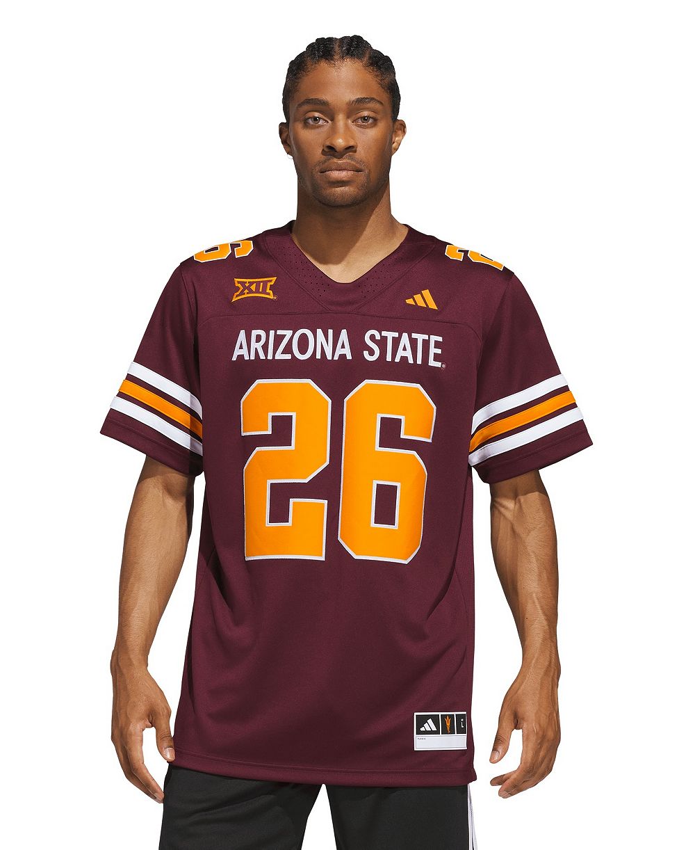 adidas Men's #26 Maroon Arizona State Sun Devils Roses & Devils Premier Strategy Jersey