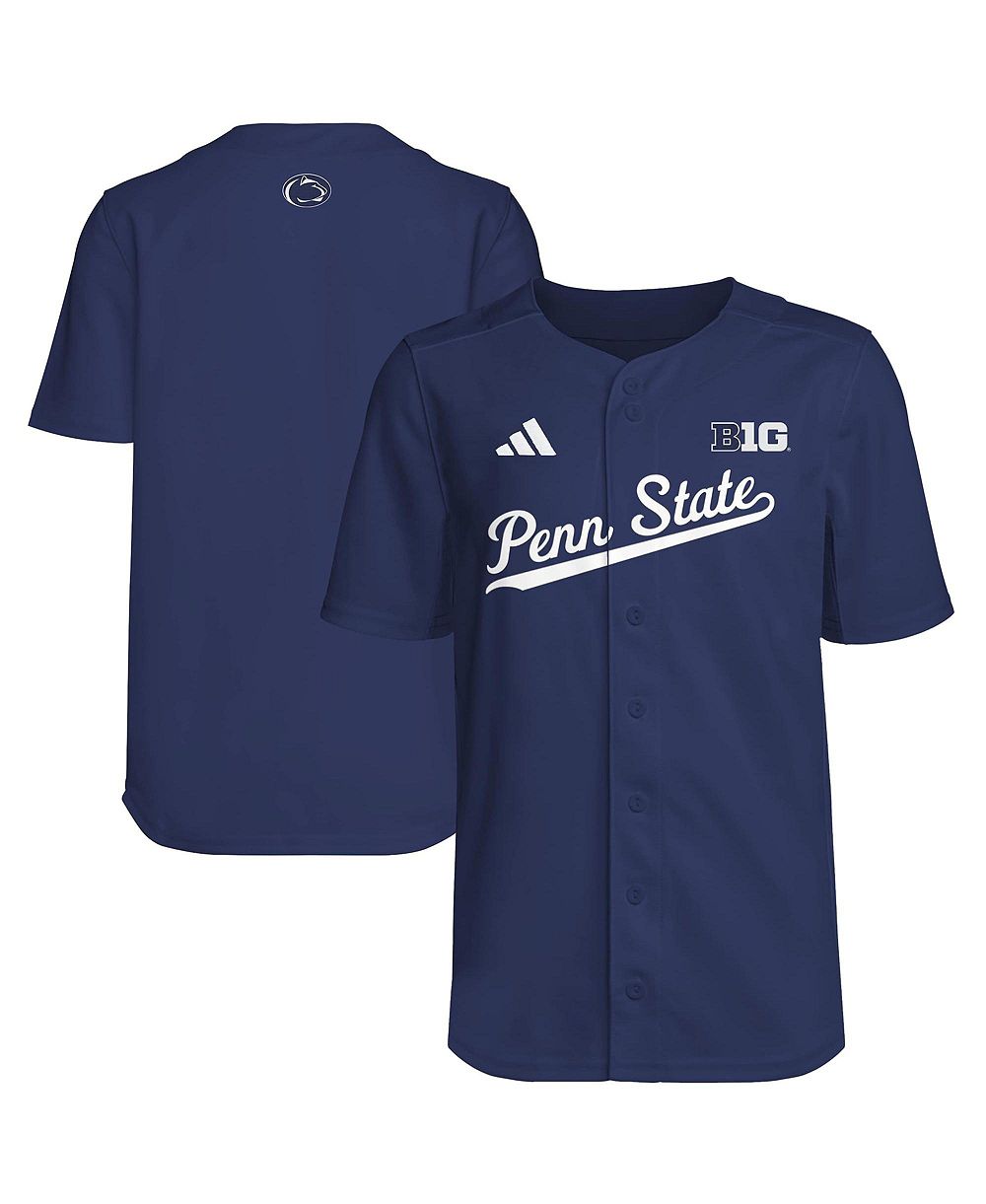 adidas Big Boys and Girls Navy Penn State Nittany Lions Baseball Jersey