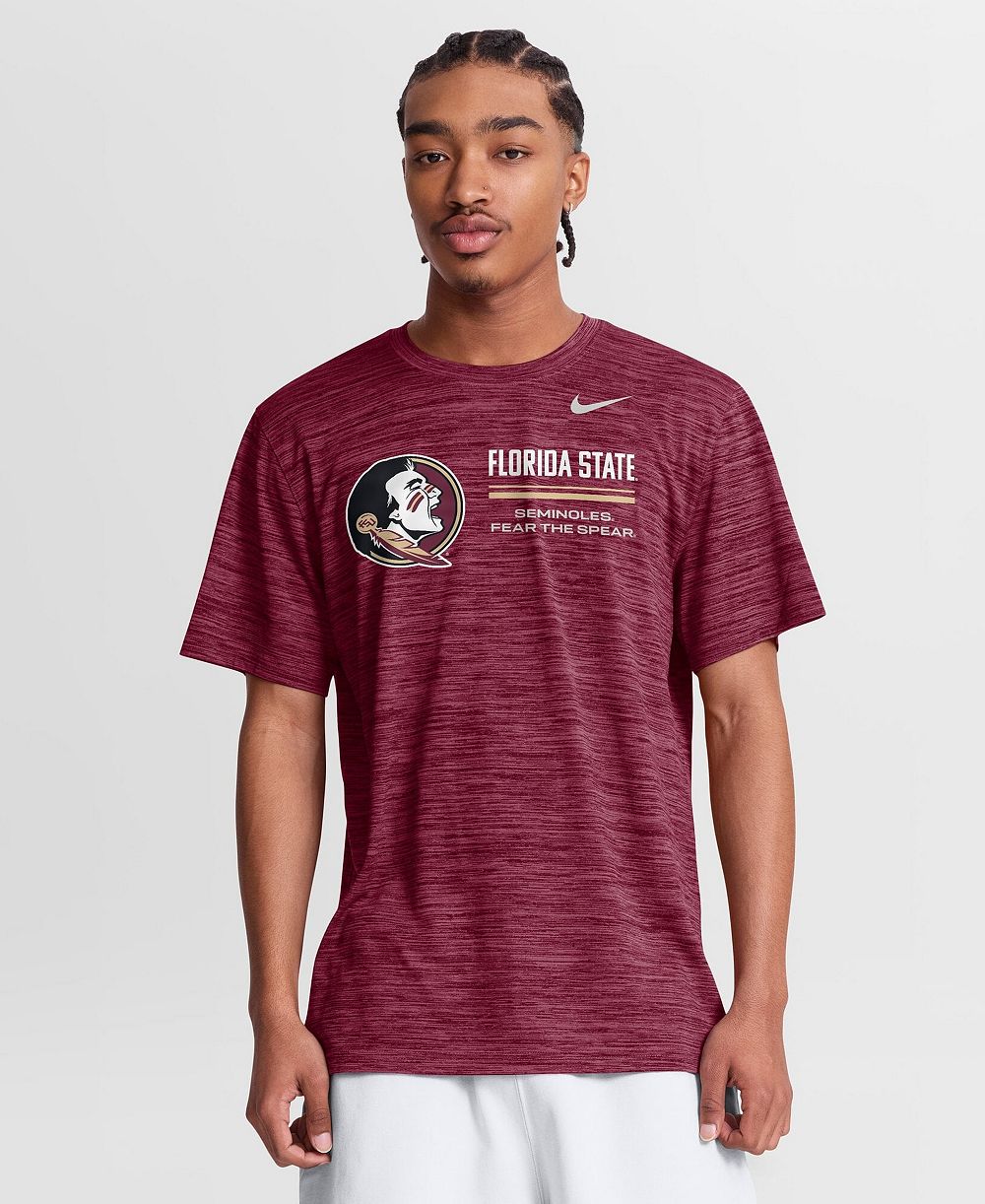 Nike Men's Garnet Florida State Seminoles Sideline Velocity Dri-FIT T-Shirt