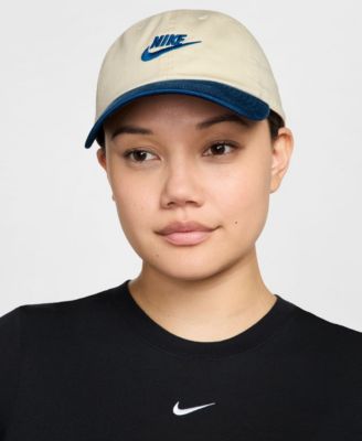 Nike Men's and Women's Cream Futura Wash Club Adjustable Hat