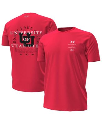 Under Armour Men's Red Utah Utes 2026 Sideline Performance T-Shirt
