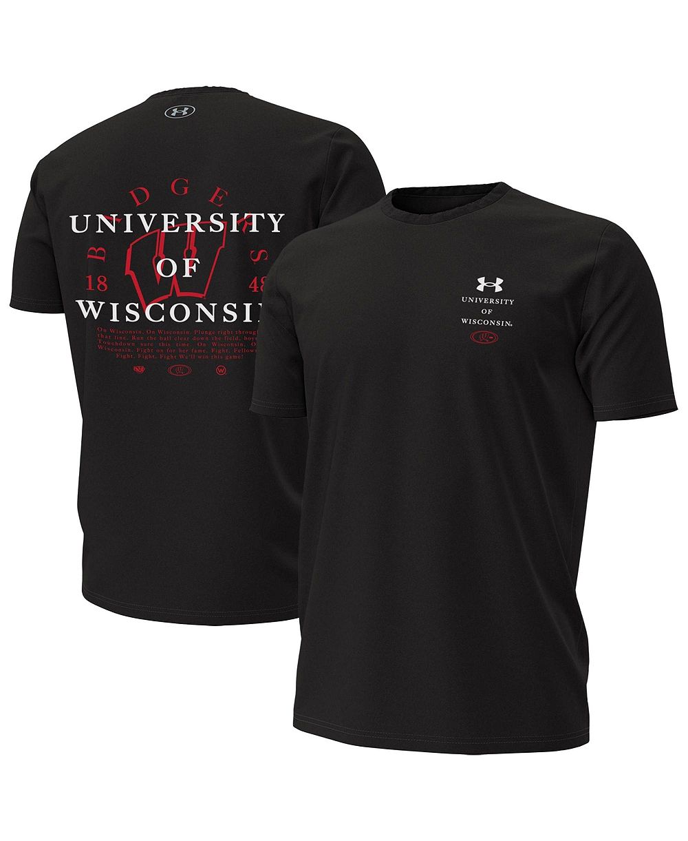 Under Armour Men's Black Wisconsin Badgers 2026 Sideline Performance T-Shirt