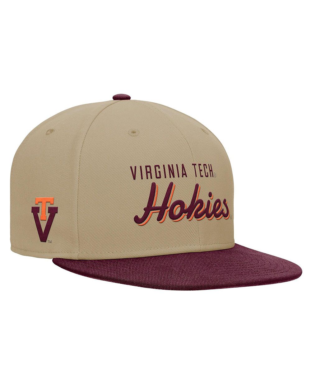 Nike Men's Beige/Maroon Virginia Tech Hokies Pro Dri-FIT Snapback Hat