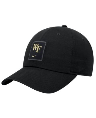Nike мужская черная регулируемая кепка Wake Forest Demon Deacons 2026 On-Field Club
