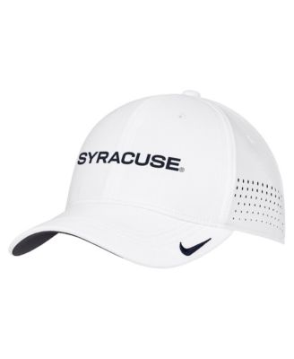 Nike Men's White Syracuse Orange 2026 On-Field AeroBill SwooshFlex Dri-FIT Hat