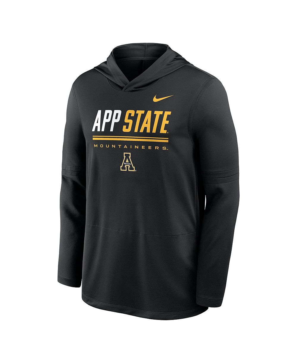 Nike Men's Black Appalachian State Mountaineers 2026 Sideline Lightweight Dri-FIT Hoodie