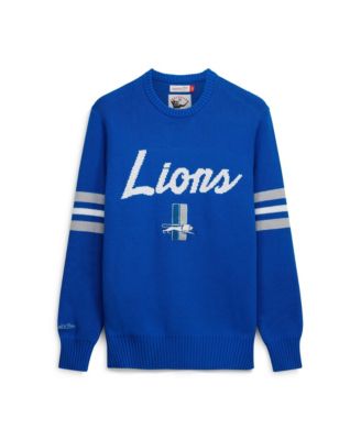Mitchell & Ness мужской синий свитер тренера Детройт Лайонс Mitchell Ness