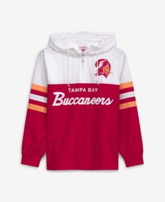 Мужская ветровка Mitchell & Ness Red Tampa Bay Buccaneers Head Coach Anorak с четвертьзастежкой