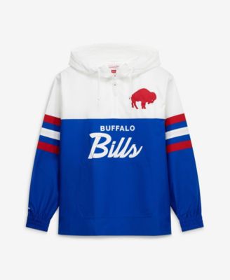 mitchell & ness мужская ветровка на четверть-молнии хэд коуч роял баффало биллс анорак