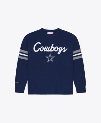 Мужской свитер Navy Dallas Cowboys Mitchell & Ness