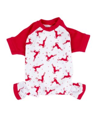 Leveret Dog Cotton Holiday Pajamas