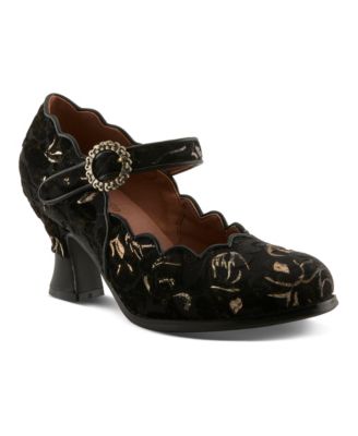 L`Artiste Women's Adodora-viv Mary Jane with Baroque Design