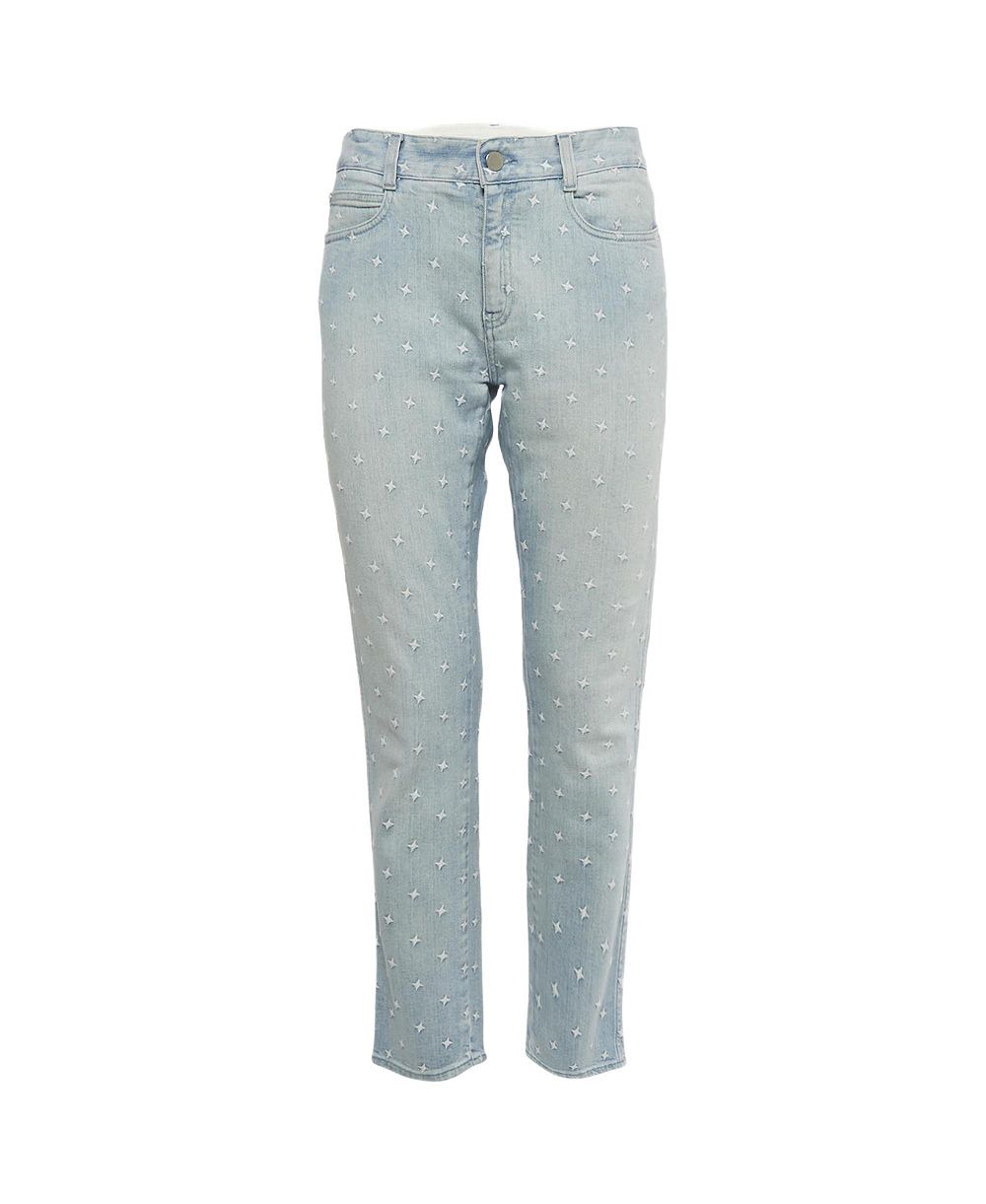Pre-Owned Stella Mccartney Women's Embroidered Denim Jeans