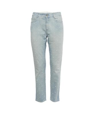 Pre-Owned Stella Mccartney Women's Embroidered Denim Jeans